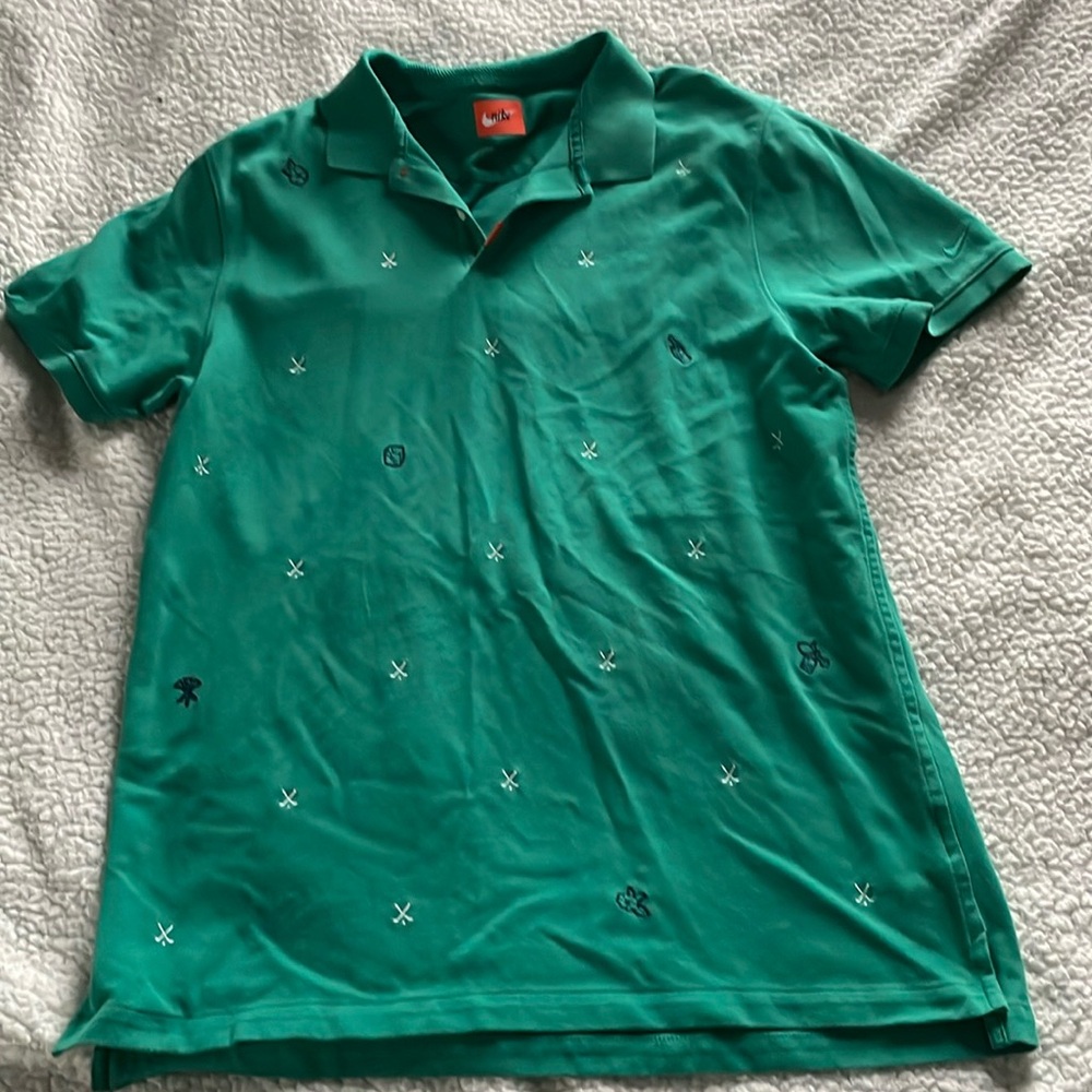 Nike Golf themed polo